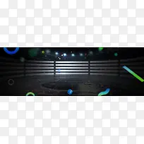 科技电子产品促销banner背景