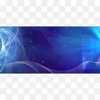 科技感科技风科技蓝色海报背景