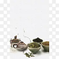 古典茶叶茶文化海报背景素材