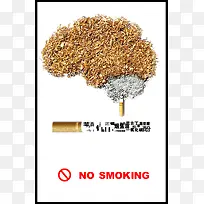 531世界无烟日创意禁烟公益广告背景
