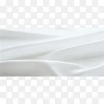 洁白丝绸白布料素材