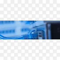 蓝色科技互联网商务banner背景