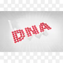 科学研究红色结构基因印刷背景