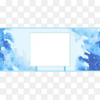 淘宝背景图蓝的水墨图