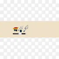 企业纯色海报banner