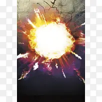 爆炸火焰背景素材
