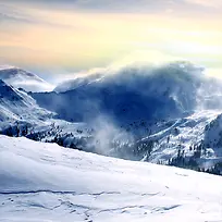 雪山背景