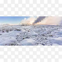 雪地背景