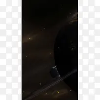暗黑星球大气宇宙科幻H5背景图