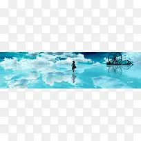 抽象 艺术 韩流 绚丽 闪亮 水晶 浪漫 蓝色