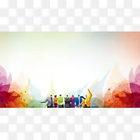 招聘人事背景素材