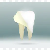 牙齿美白广告背景素材