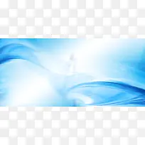 虚幻科技水纹大气蓝色淘宝海报背景