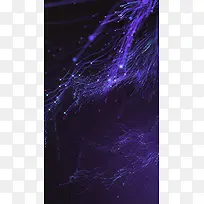 蓝色唯美炫酷科技感H5背景