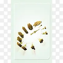 时间概念钟表背景