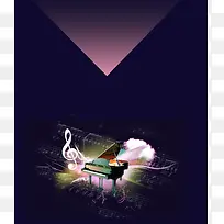 钢琴音乐会广告海报