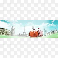 女生包包banner创意广告