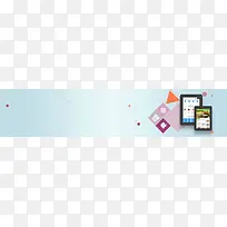 淘宝手机平板促销背景banner