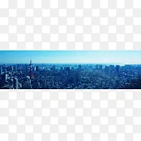 城市商务大气banner壁纸