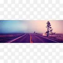 公路背景淘宝首页大图