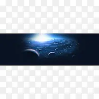 科技星系背景banner