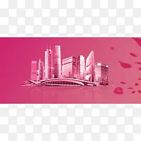 温馨建筑背景