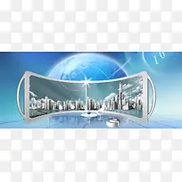 金融财经商务banner背景
