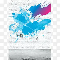 商务科技电脑海报背景素材