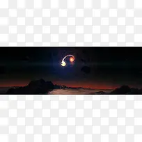科幻酷炫星际banner