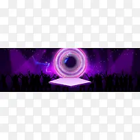 紫色梦幻淘宝背景