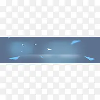 蓝色科技渐变背景banner