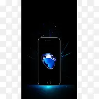 科技感苹果8手机预售PSD分层H5