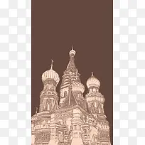 暗灰色欧洲风H5背景