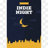 夜晚海报