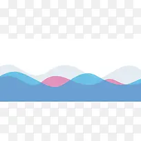 彩色波浪背景