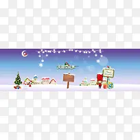 天猫圣诞季banner背景