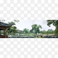 园林古建背景