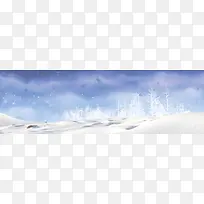 梦幻圣诞树立冬banner