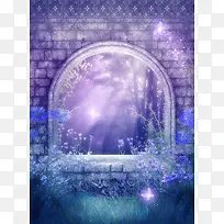 魔幻童话婚庆摄影背景