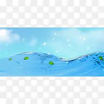 唯美海洋背景