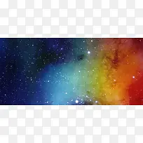 水彩星空