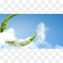 空气净化器海报素材图片