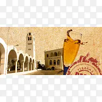 梦幻海外洋酒酒店海报banner