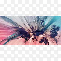 梦幻彩色烟雾banner