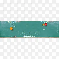 小清新黑板故事banner