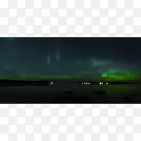 梦幻绿色星空背景