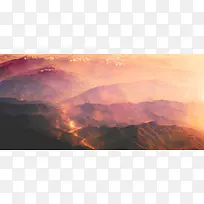 火山海报背景