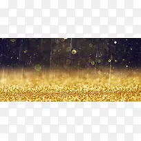 金属漆金色光晕背景banner