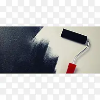 黑白油漆背景