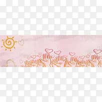 感恩节握手温馨Banner